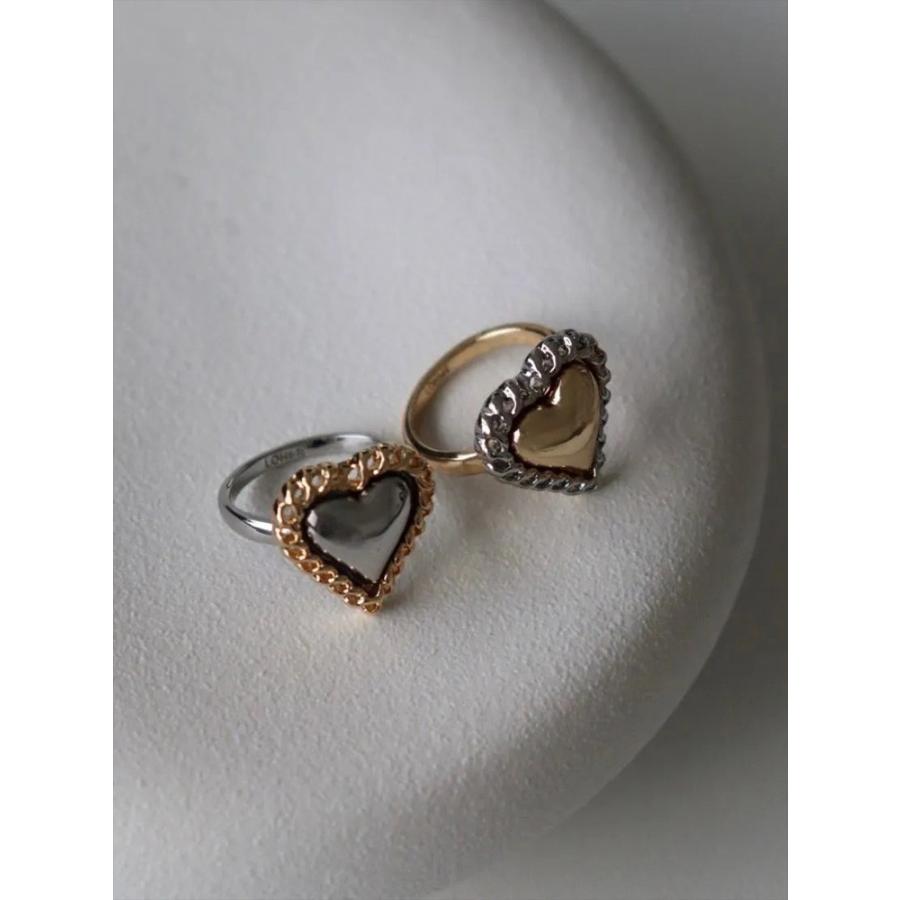 LOHME（ローム） 【SALE】LOHME 即日発送 Heart Chain Ring LM23039