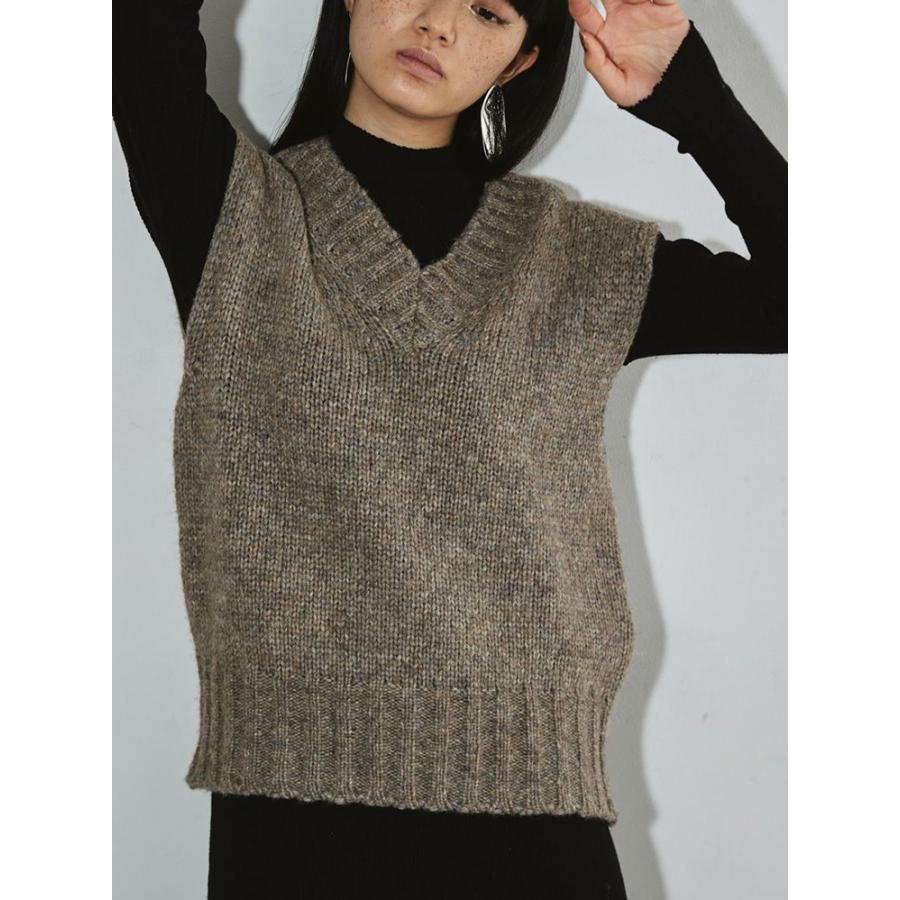 TODAYFUL LIFE's Mottle Yarn Knit Vest 12220520 ニットベスト