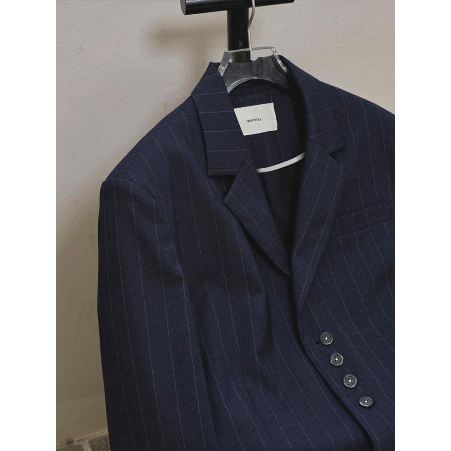 トゥデイフル TODAYFUL 即日発送 LIFE's ライフズ Stripe Over Jacket