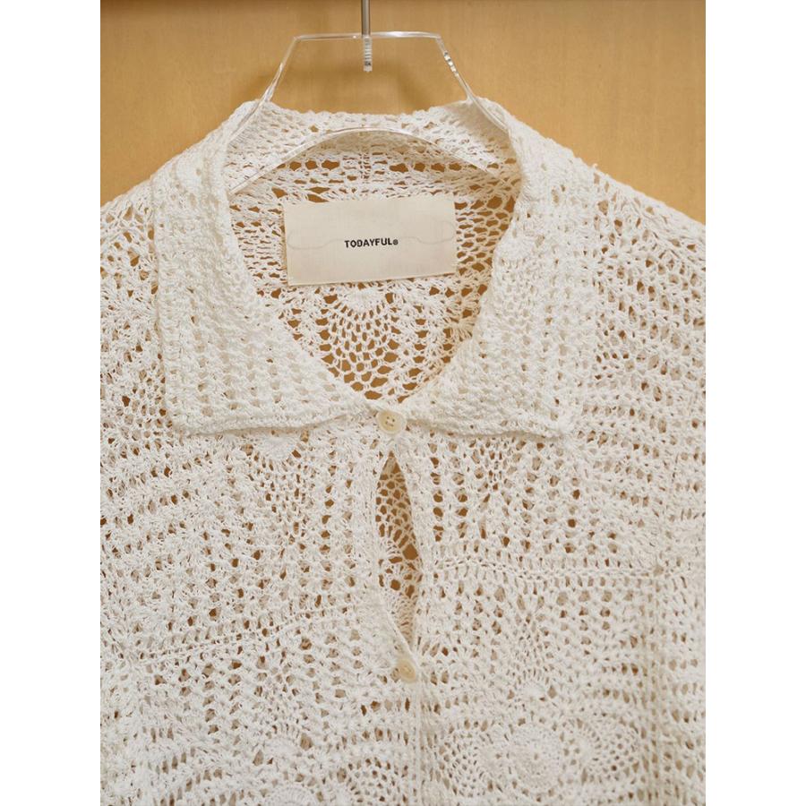 TODAYFUL トゥデイフル 即日発送 LIFE's ライフズ Crochet Lace Shirts