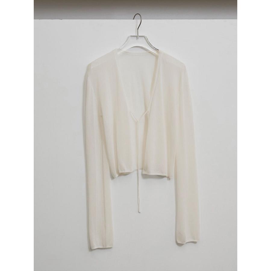 TODAYFULトゥデイフル　シアーカーディガン　ノースリーブ 　ホワイト TODAYFUL トゥデイフル 即日発送 LIFE's ライフズ Compact Sheer