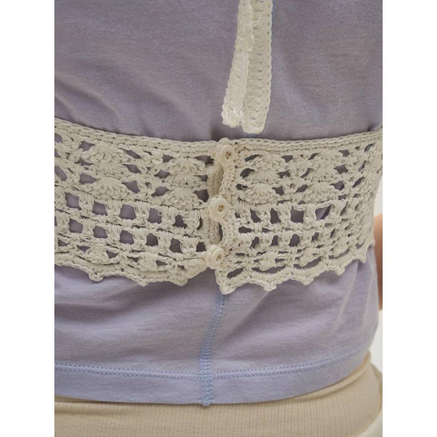 トゥデイフル TODAYFUL 即日発送 Crochet Knit Bustier  12610526 クロシェットニットビスチェ ニットビスチェ 編み 重ね着 サマーニット 夏服 レディースの画像