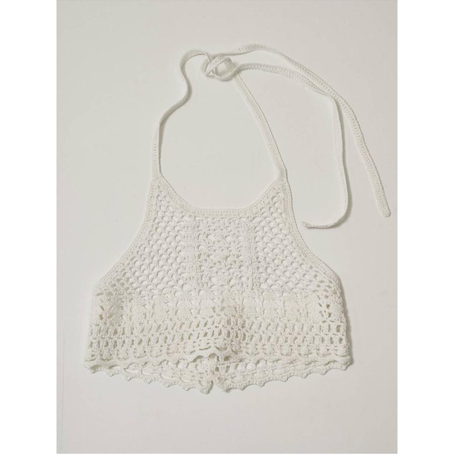 トゥデイフル TODAYFUL 即日発送 Crochet Knit Bustier  12610526 クロシェットニットビスチェ ニットビスチェ 編み 重ね着 サマーニット 夏服 レディースの画像
