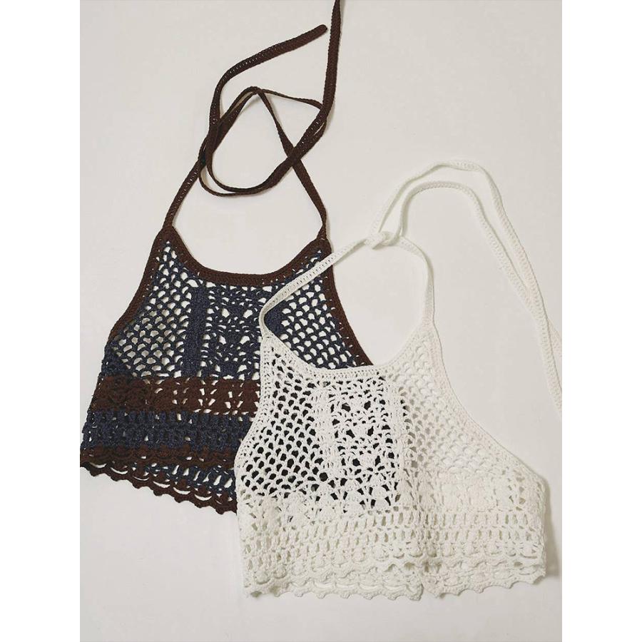 トゥデイフル TODAYFUL 即日発送 Crochet Knit Bustier  12610526 クロシェットニットビスチェ ニットビスチェ 編み 重ね着 サマーニット 夏服 レディースの画像