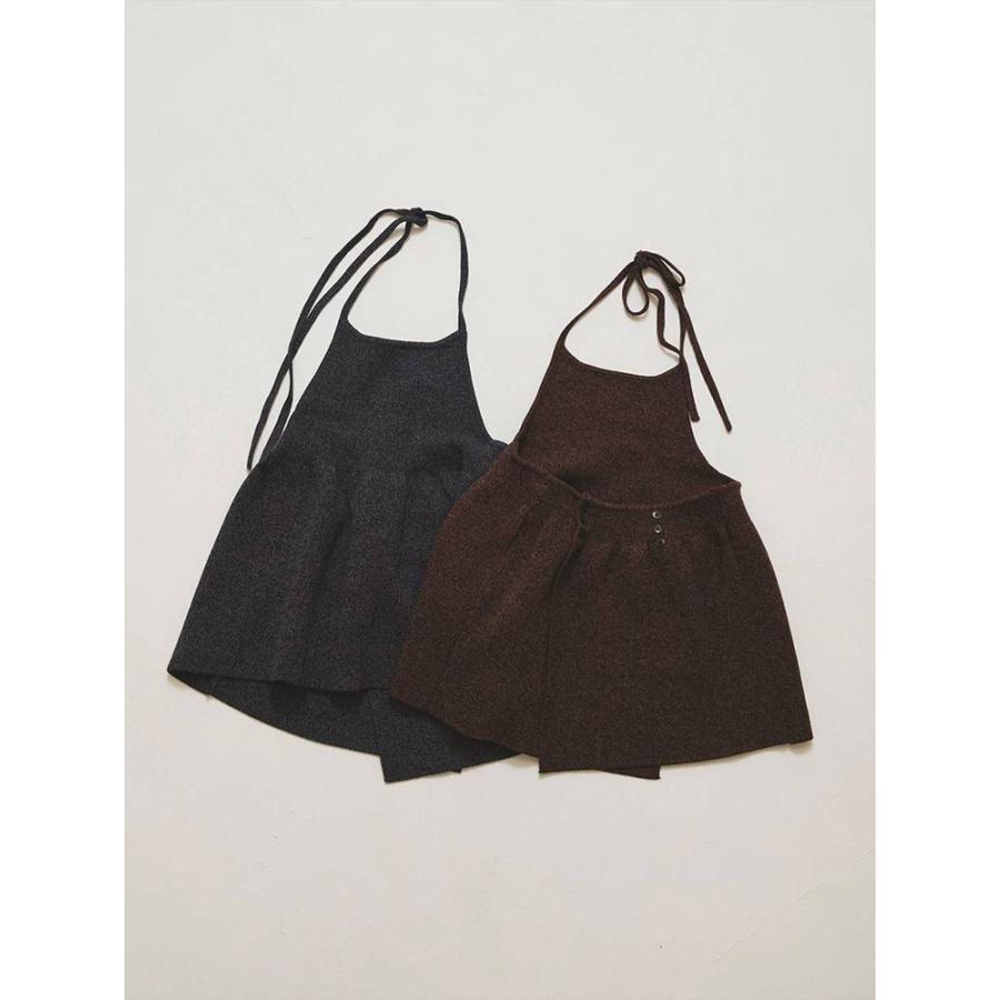 TODAYFUL holterneck pepram knit チャコール TODAYFUL トゥデイフル 即日発送 LIFE's ライフズ Halterneck Peplum