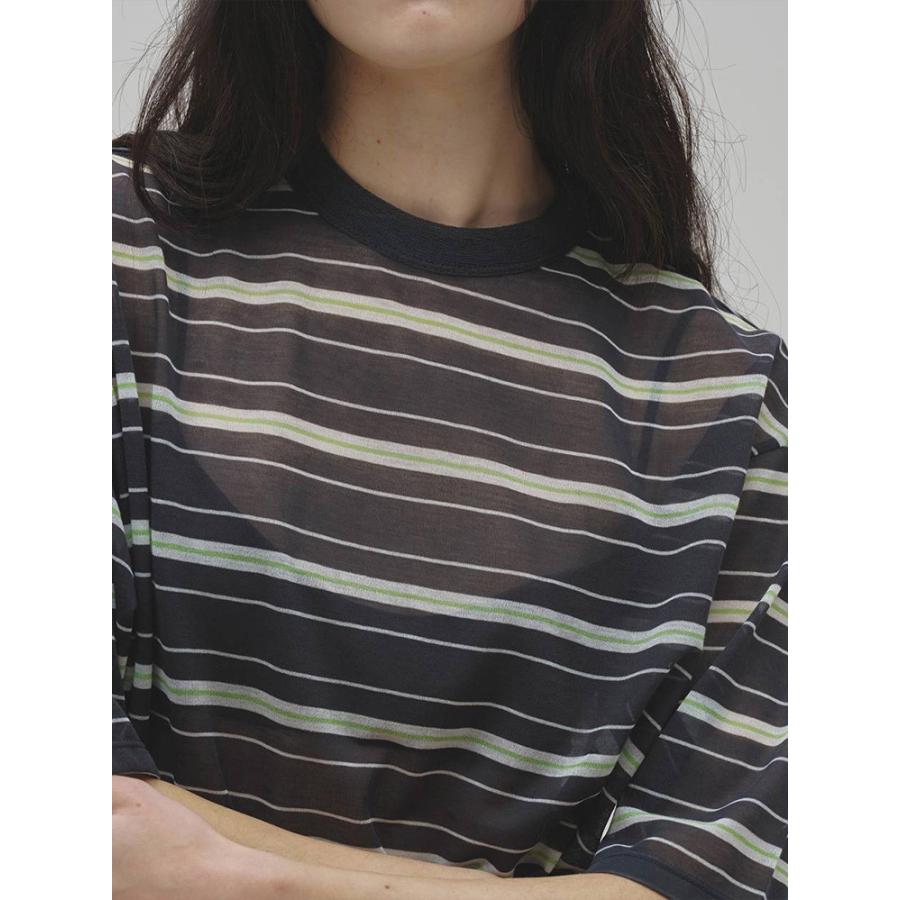 TODAYFUL トゥデイフル 即日発送 LIFE's ライフズ Sheer Border T