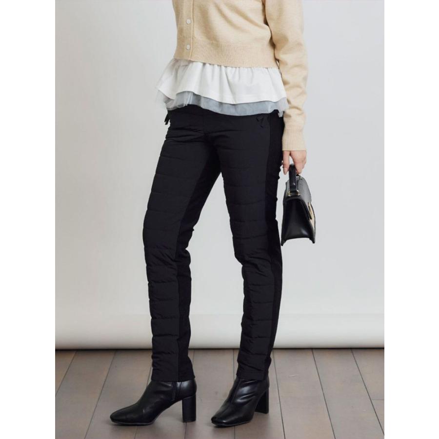 PICCIN ピッチン 即日発送 ポケットリボンダウンパンツ 150780 レディース 上品 フェミニン リボン ダウンパンツ | PICCIN | 01