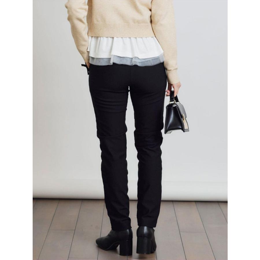 PICCIN ピッチン 即日発送 ポケットリボンダウンパンツ 150780 レディース 上品 フェミニン リボン ダウンパンツ | PICCIN | 02