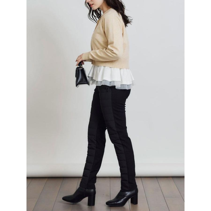 PICCIN ピッチン 即日発送 ポケットリボンダウンパンツ 150780 レディース 上品 フェミニン リボン ダウンパンツ | PICCIN | 04