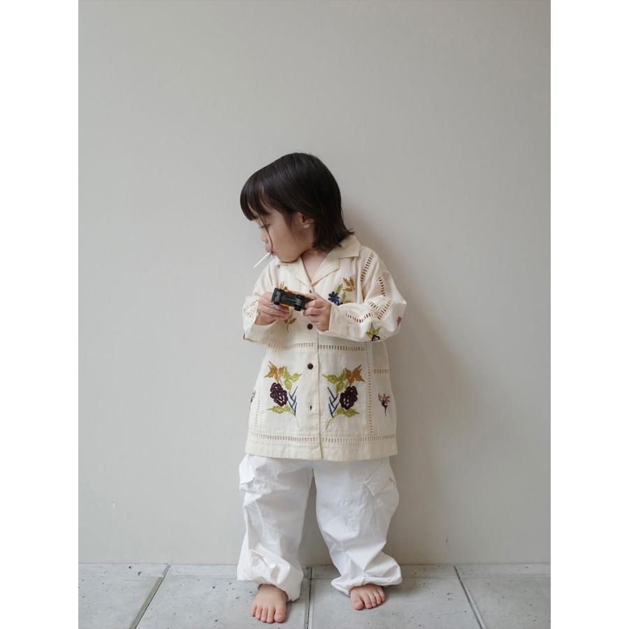 todayful kids 刺繍パッチワークシャツ todayful kids 刺繍パッチワークシャツ TODAYFUL(トゥデイフル