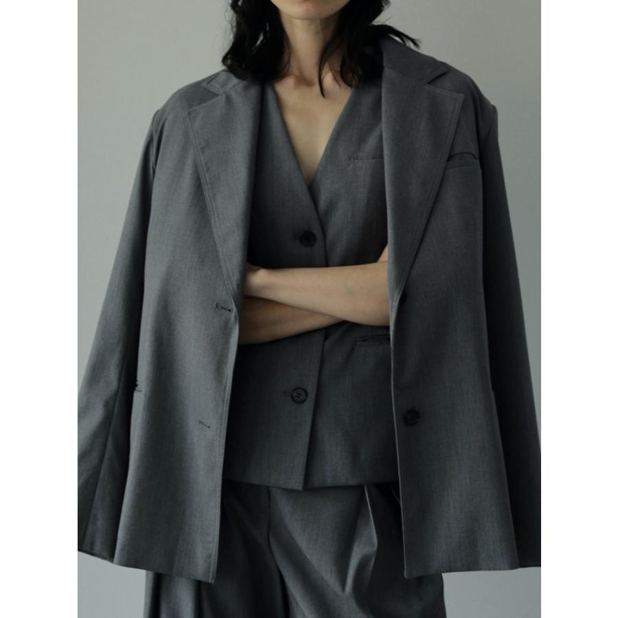 anuke Twill Over Jacket 38 チャコール