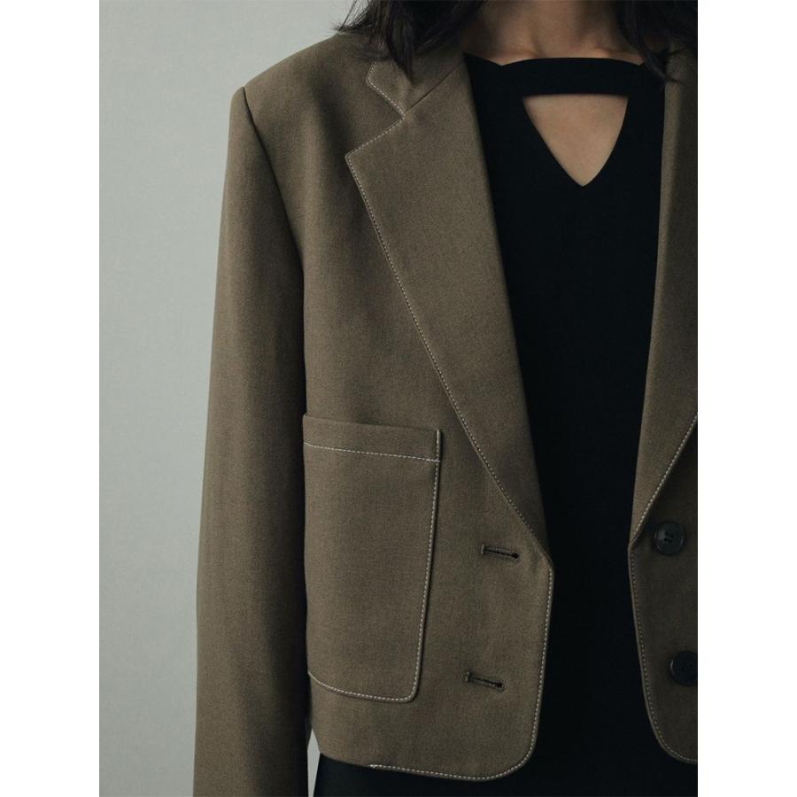 anuke（アンヌーク） 即日発送 Heather Short Jacket 62420101