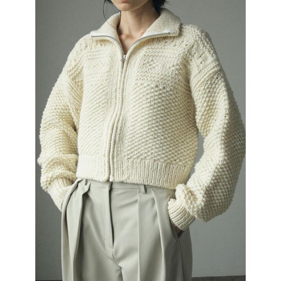 anuke 【FINAL SALE】 アンヌーク 即日発送 Wool Zip Knit 62420509 