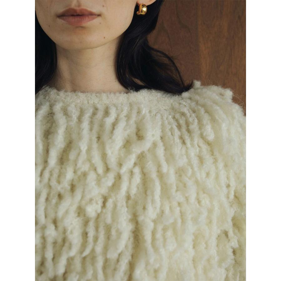 anuke 【FINAL SALE】 アンヌーク 即日発送 Loop Fringe Knit 62420514 