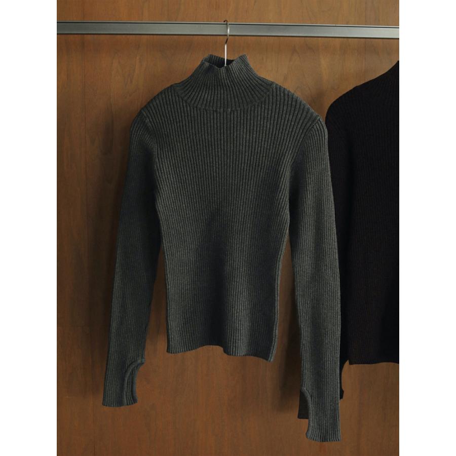 TODAYFUL - B02508 anuke(アンヌーク) Slit Turtle Knitの通販