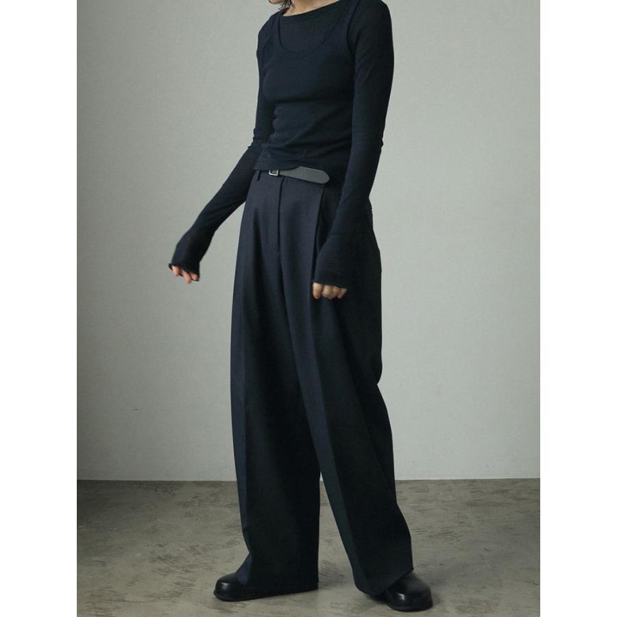 anuke（アンヌーク） 【SALE】アンヌーク 即日発送 Heather Tuck Pants