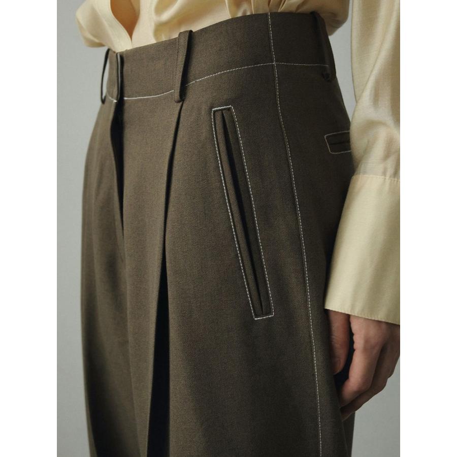 anuke（アンヌーク） 【SALE】アンヌーク 即日発送 Heather Tuck Pants