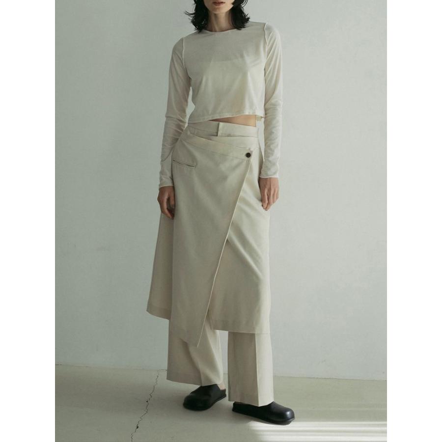 anuke（アンヌーク） 【SALE】anuke 即日発送 Wrap Skirt Pants