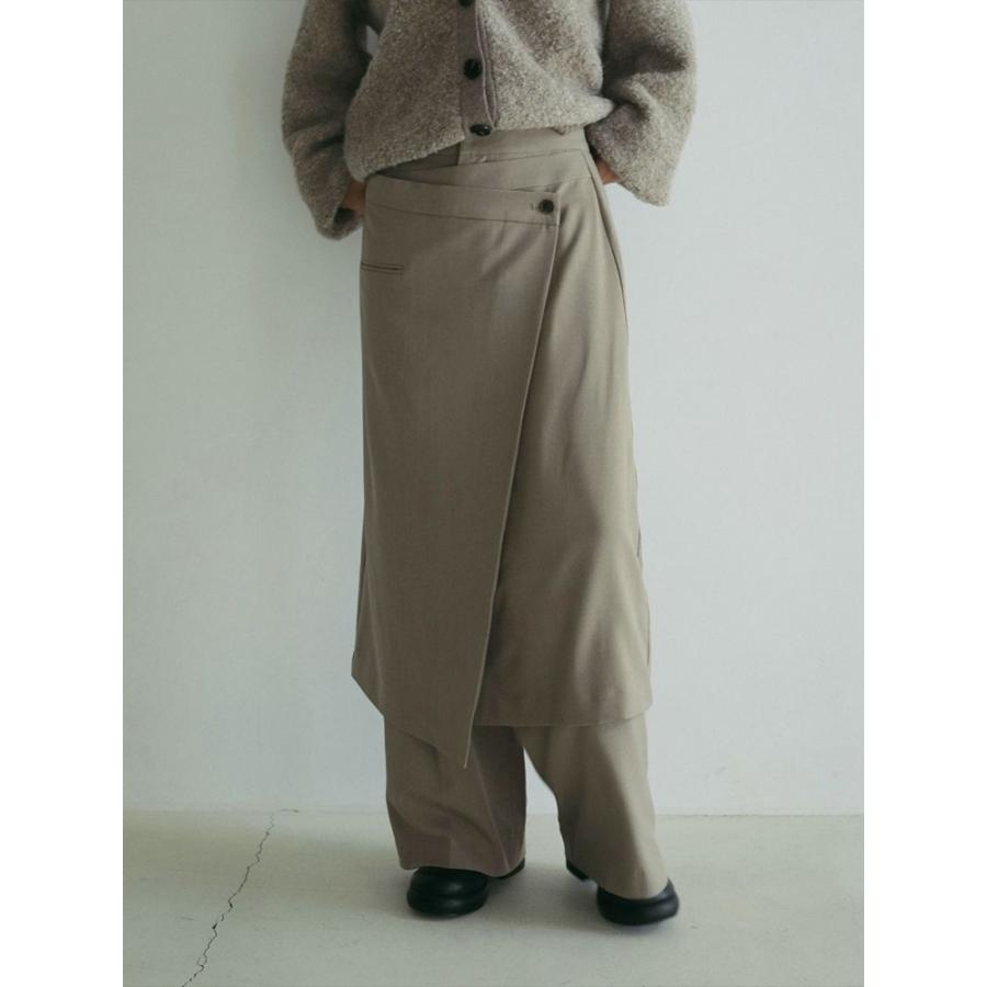 anuke（アンヌーク） 【SALE】anuke 即日発送 Wrap Skirt Pants