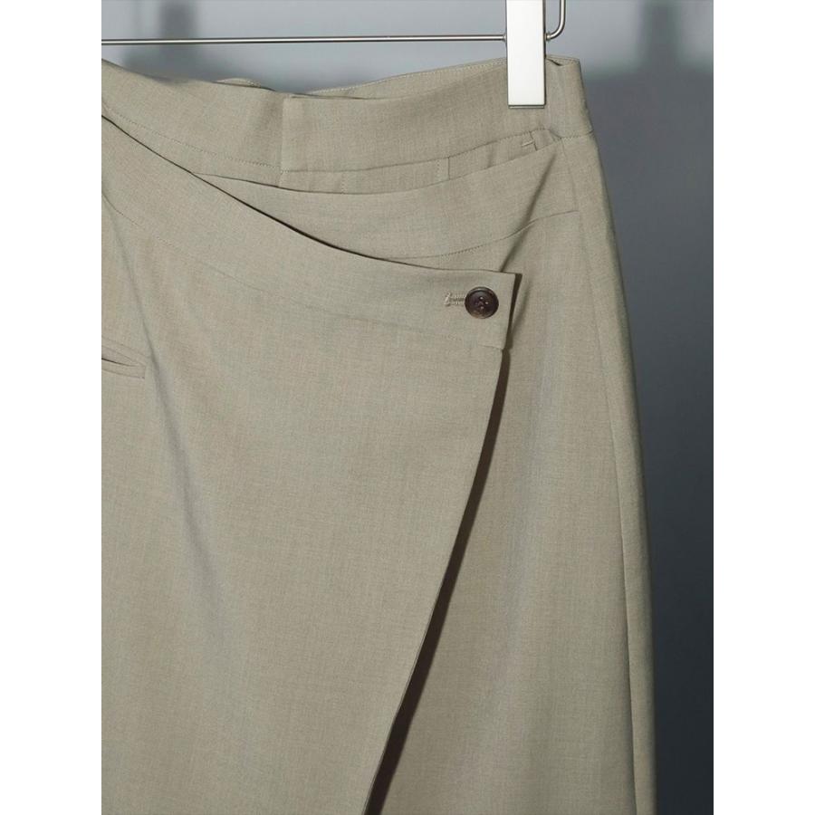 anuke（アンヌーク） 【SALE】anuke 即日発送 Wrap Skirt Pants