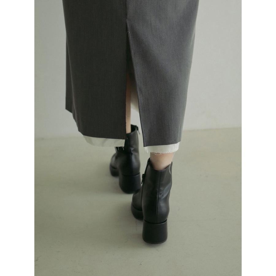 anuke（アンヌーク） 即日発送 Round Leather Boots 62421097 ラウンド