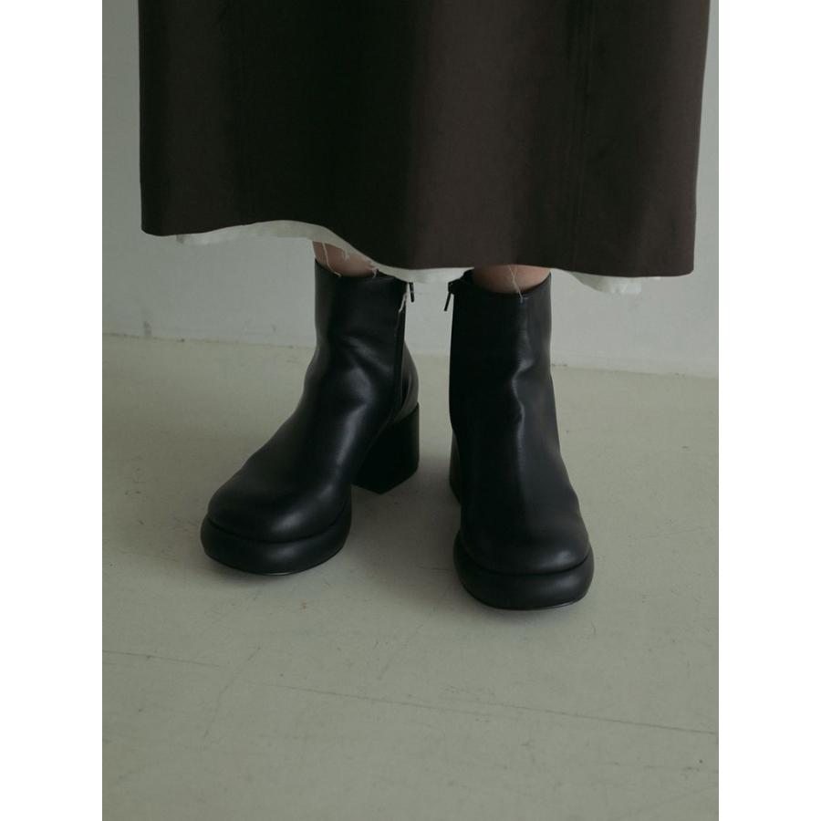 anuke アンヌーク 即日発送 Round Leather Boots 62421097