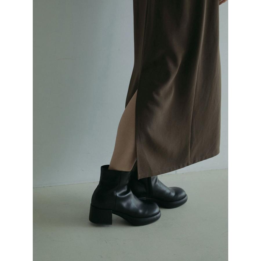anuke（アンヌーク） 即日発送 Round Leather Boots 62421097 ラウンド