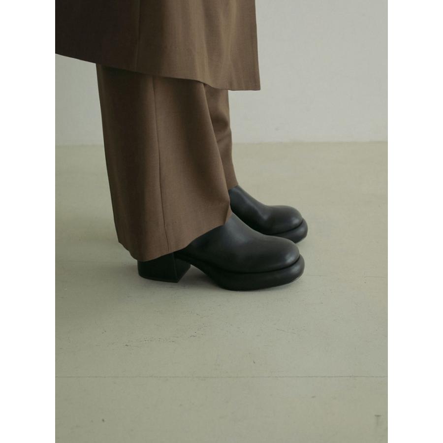 Round Leather Boots アンヌーク　38 ànuke online store（アンヌーク） / Round Leather BootsRound