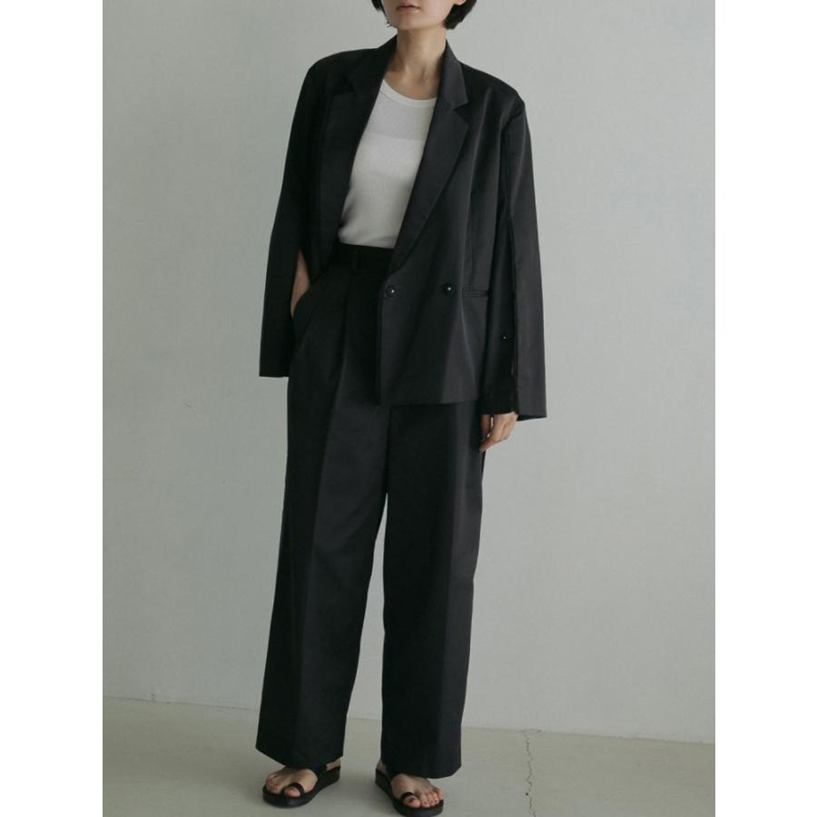 anuke（アンヌーク） 【SALE】アンヌーク 即日発送 Satin Slit Jacket