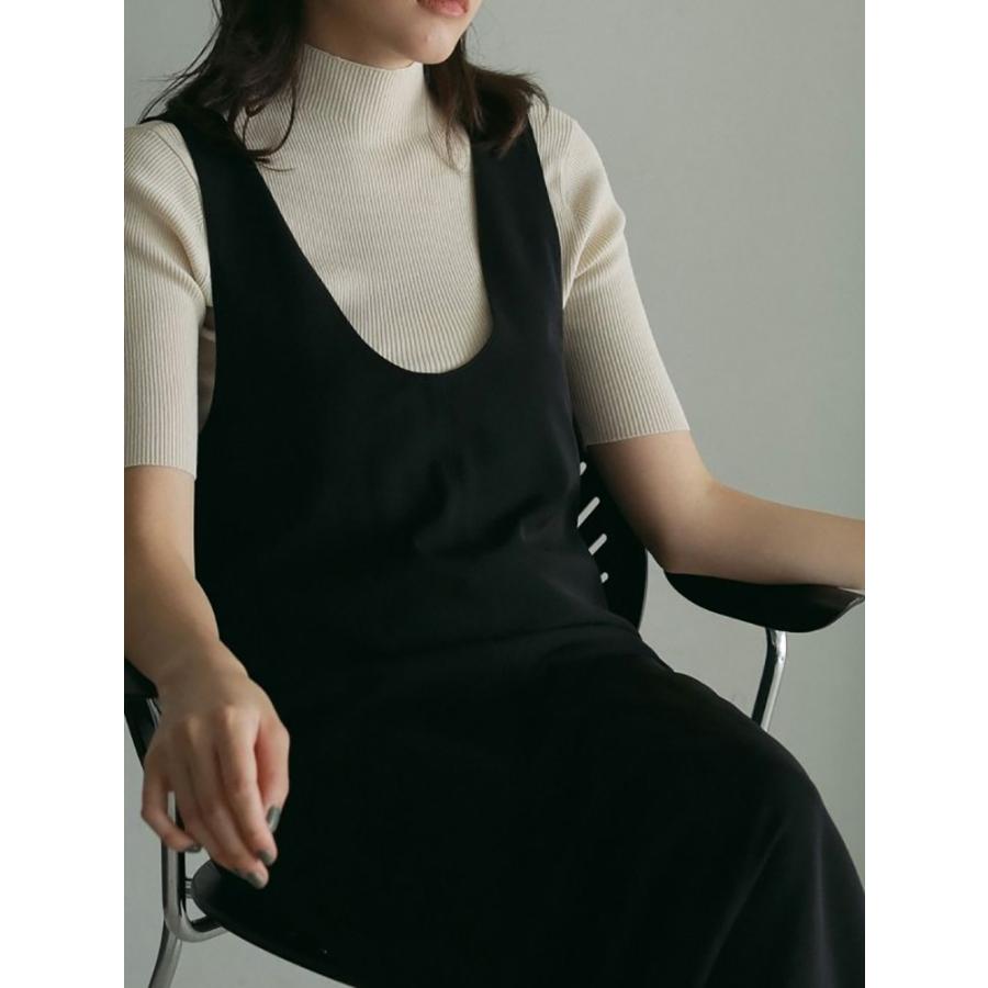 anuke（アンヌーク） 即日発送 Twill Uneck Onepiece 62510306 ツイルU