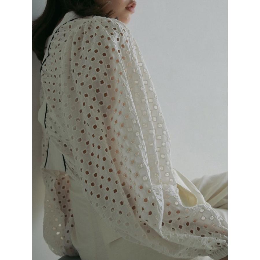 トップス Volume Cutwork Blouse 62510423 anuke ànuke online store（アンヌーク） / Volume Cutwork BlouseVolume