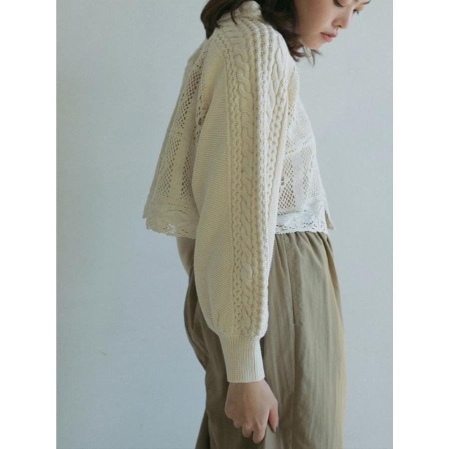 anuke（アンヌーク） 【SALE】アンヌーク 即日発送 Layered Lace Knit
