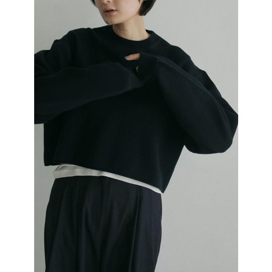 anuke アンヌーク 即日発送 Crewneck Stitch Knit クルーネック 