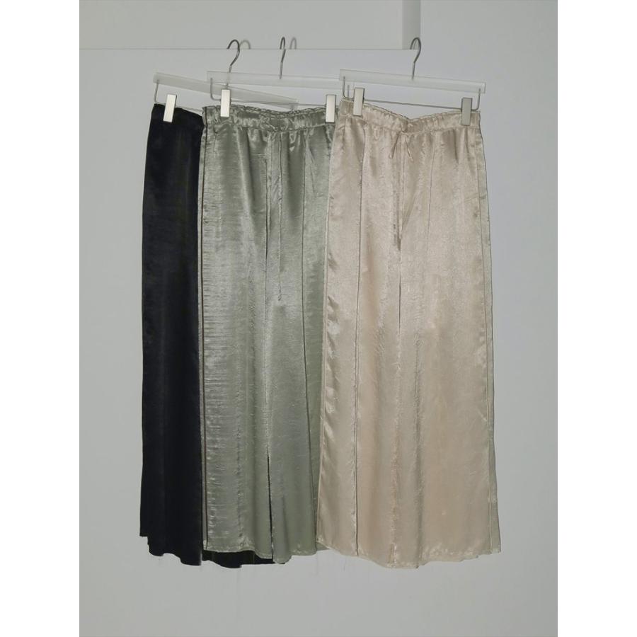 anuke（アンヌーク） 【SALE】アンヌーク 即日発送 Piping Satin Pants
