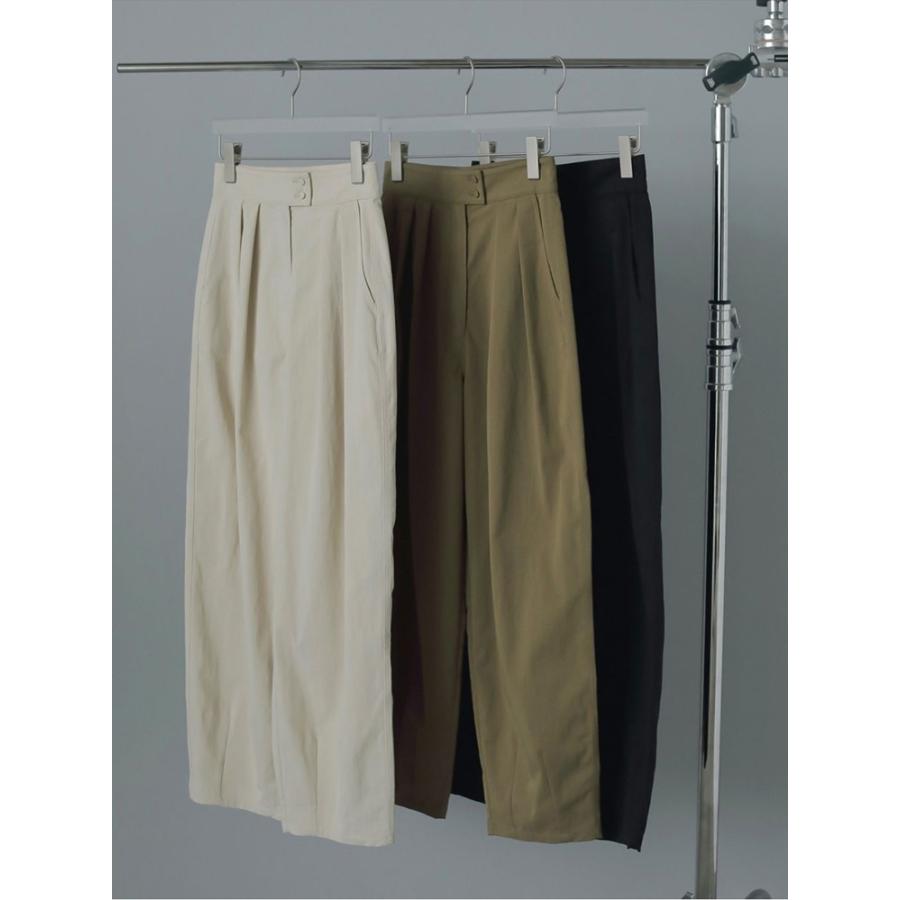 anuke（アンヌーク） 【SALE】アンヌーク 即日発送 Twill Cocoon Pants