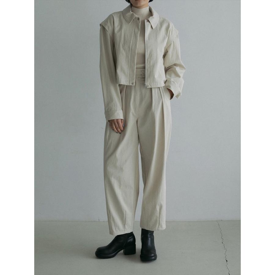 anuke（アンヌーク） 【SALE】アンヌーク 即日発送 Twill Cocoon Pants