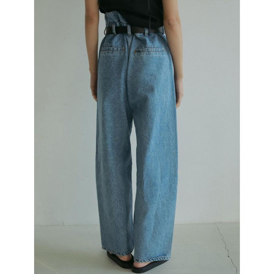 anuke（アンヌーク） 即日発送 Waist Tuck Denim ウエストタックデニム