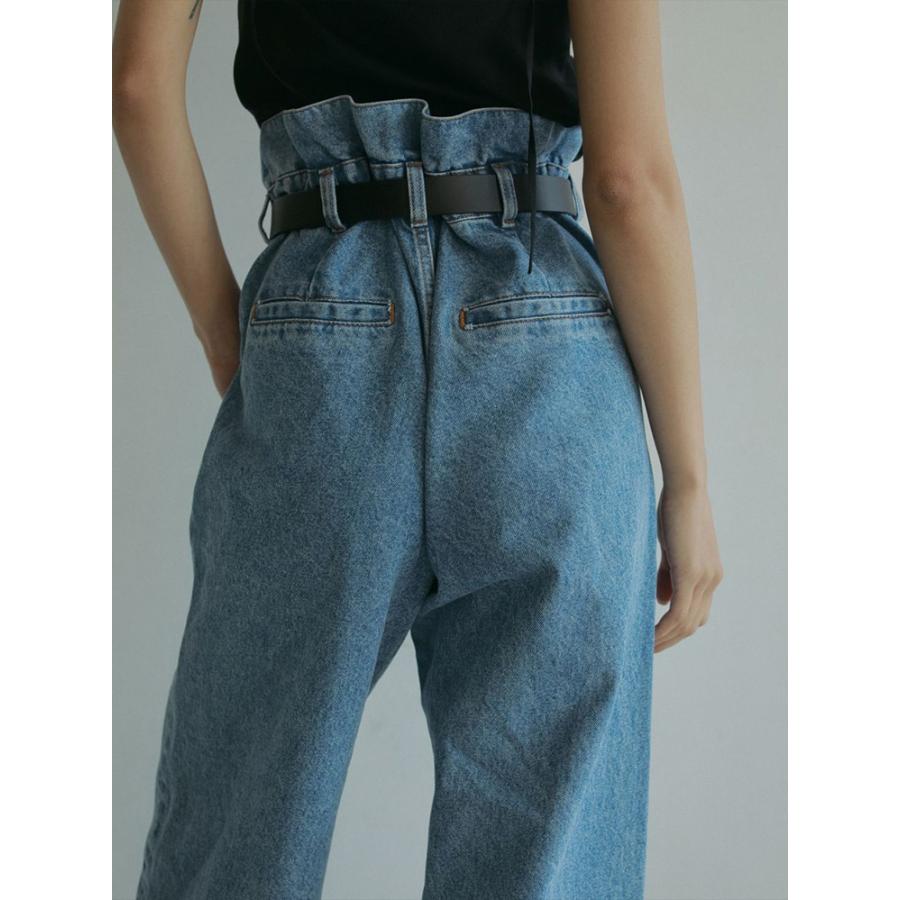 anuke（アンヌーク） 即日発送 Waist Tuck Denim ウエストタックデニム