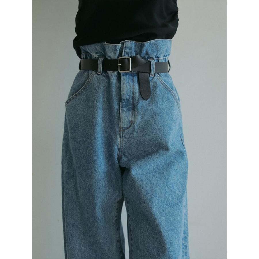 anuke（アンヌーク） 即日発送 Waist Tuck Denim ウエストタックデニム
