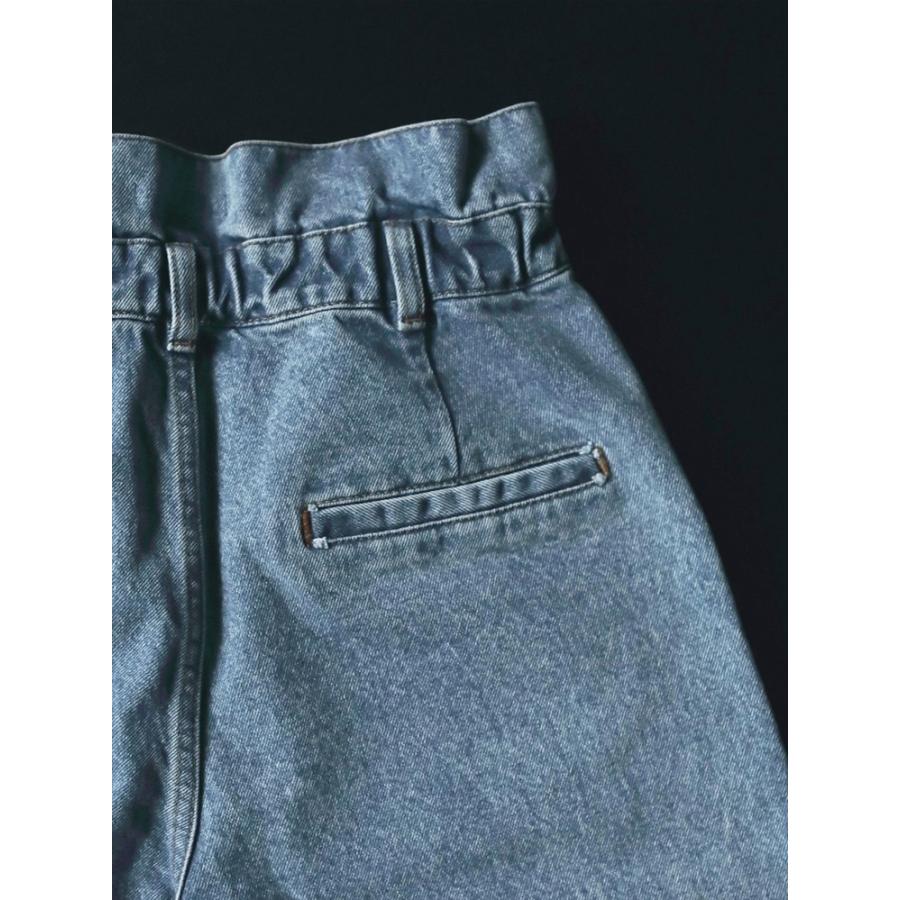 anuke（アンヌーク） 即日発送 Waist Tuck Denim ウエストタックデニム