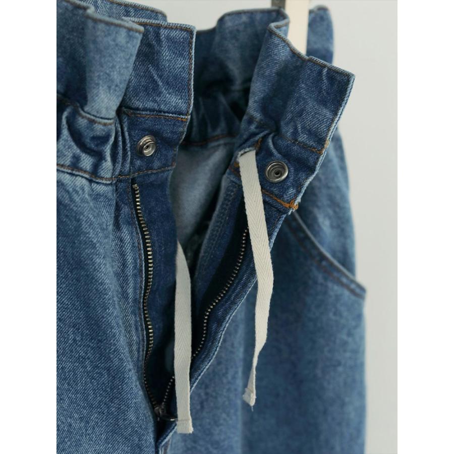 anuke（アンヌーク） 即日発送 Waist Tuck Denim ウエストタックデニム