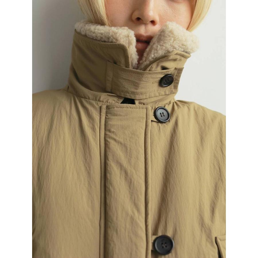 【anuke】Boacollar Pedding Coat ダウンコート anuke（アンヌーク） 【SALE】アンヌーク 即日発送 Boacollar Padding