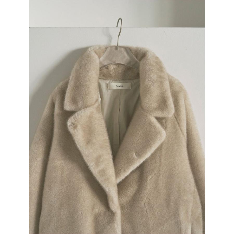 anuke（アンヌーク） 【SALE】アンヌーク 即日発送 Eco Minkfur Jacket