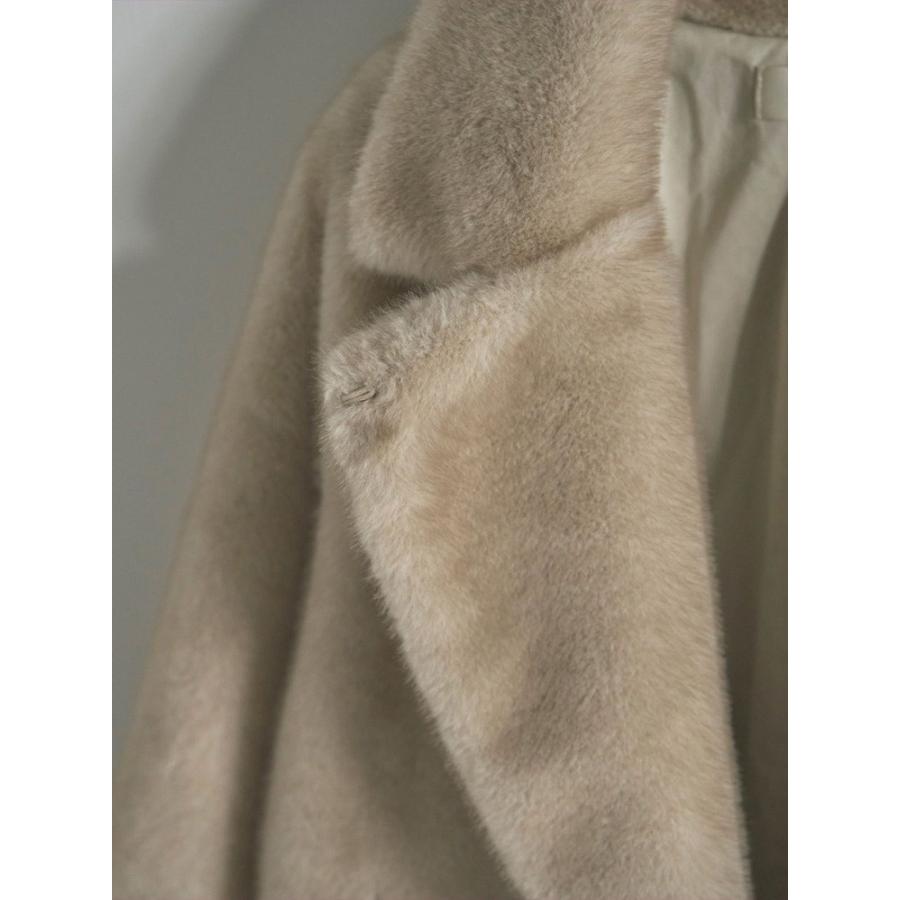 anuke（アンヌーク） 【SALE】アンヌーク 即日発送 Eco Minkfur Jacket