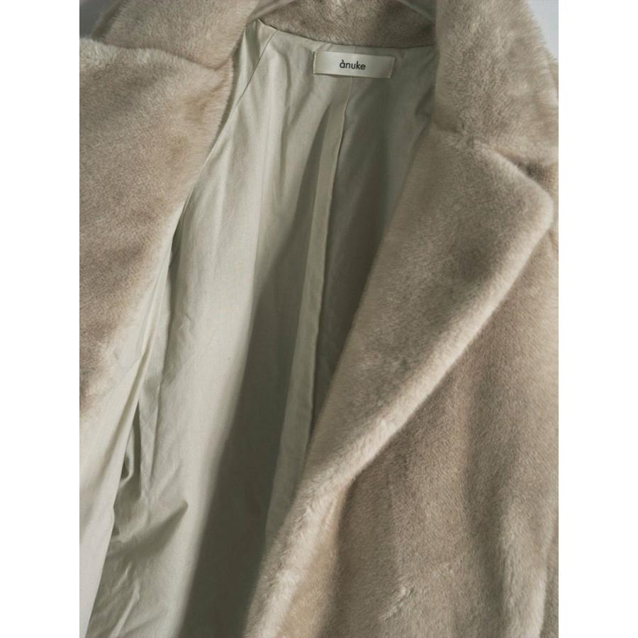 anuke（アンヌーク） 【SALE】アンヌーク 即日発送 Eco Minkfur Jacket