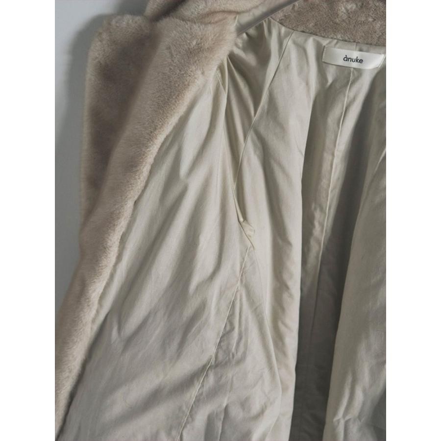 anuke（アンヌーク） 即日発送 Eco Minkfur Jacket 62520101 エコ