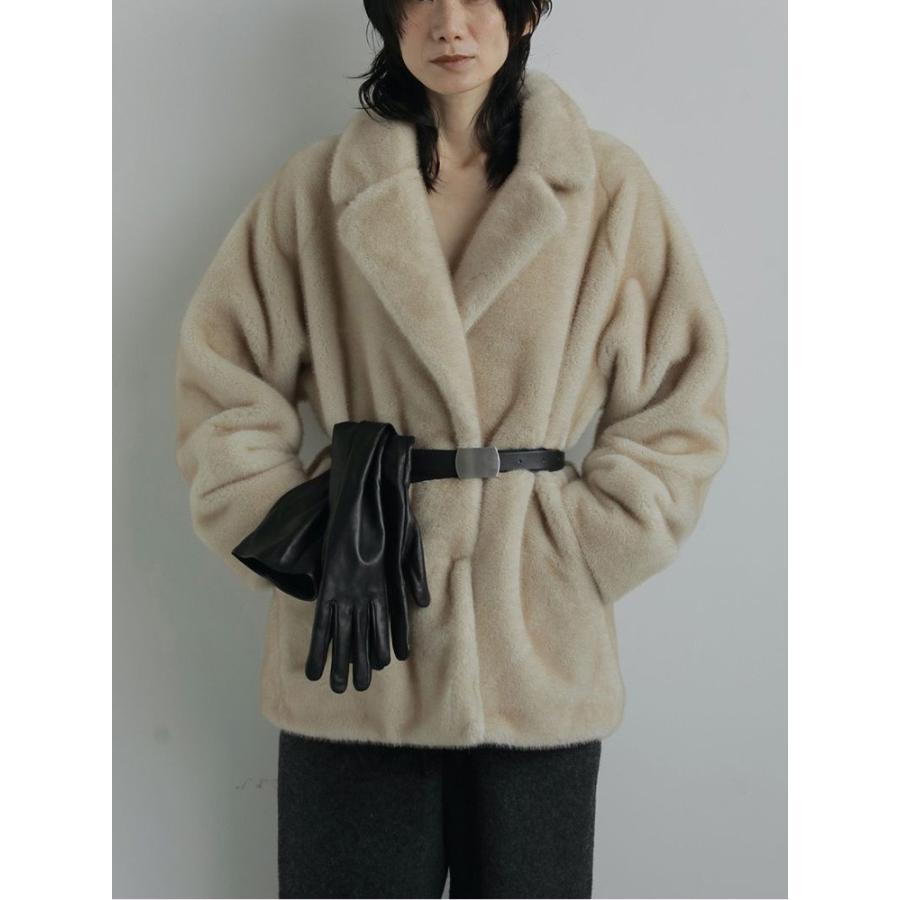 anuke（アンヌーク） 即日発送 Eco Minkfur Jacket 62520101 エコ