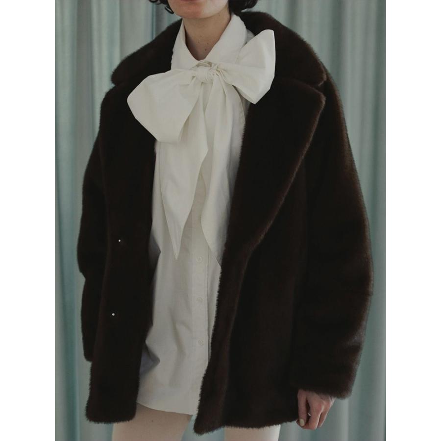 anuke（アンヌーク） 【SALE】アンヌーク 即日発送 Eco Minkfur Jacket
