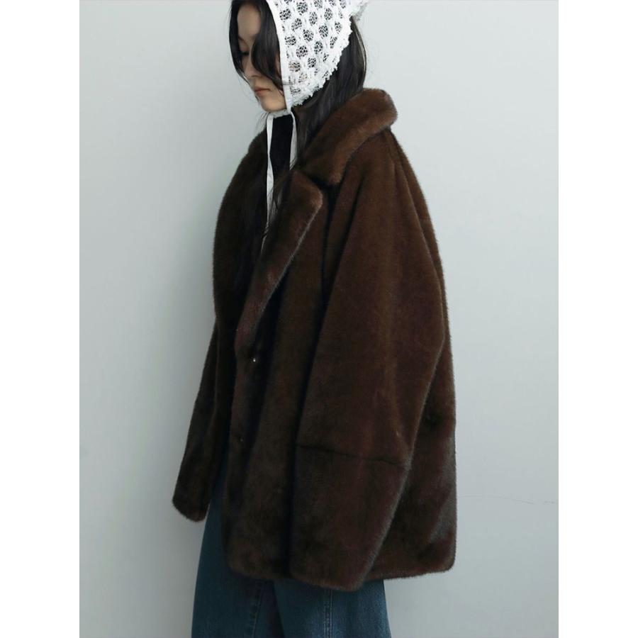 anuke（アンヌーク） 【SALE】アンヌーク 即日発送 Eco Minkfur Jacket