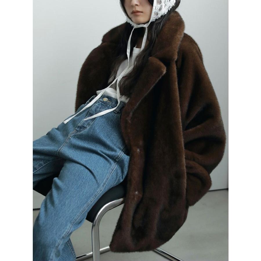 anuke（アンヌーク） 即日発送 Eco Minkfur Jacket 62520101 エコ